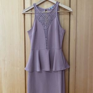 Peplum dress